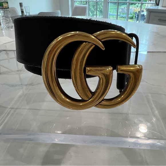 GUCCI GG GOLD TONE BELT 90 cm x 36 cm 100% authentic !!! - Picture 2 of 11